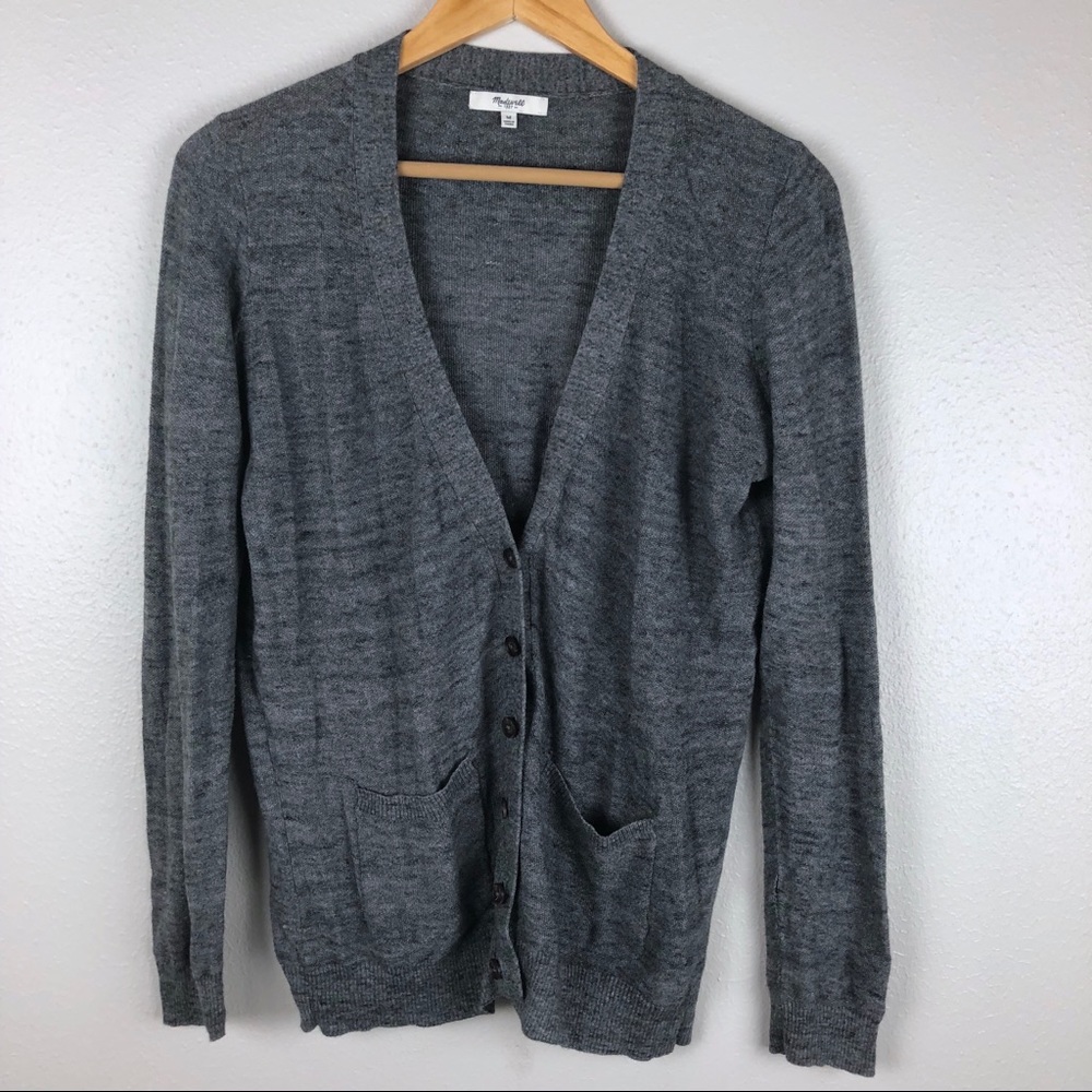 Madewell Sweater Cardigan Gray